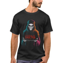 El cráneo Grim Reaper Karma
