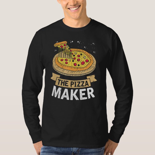 Camiseta El creador de pizzas de comida rápida, el amor por (Anverso)