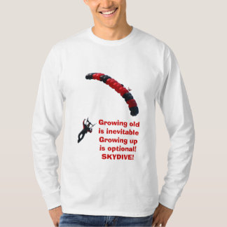 Camiseta El crecer es opcional - de largo