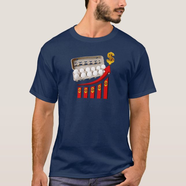 Camiseta El Creciente Costo De Los Huevos (Anverso)