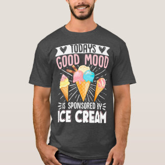 Camiseta El Crema De Hielo Lover Summer Candy Cone Kawaii V