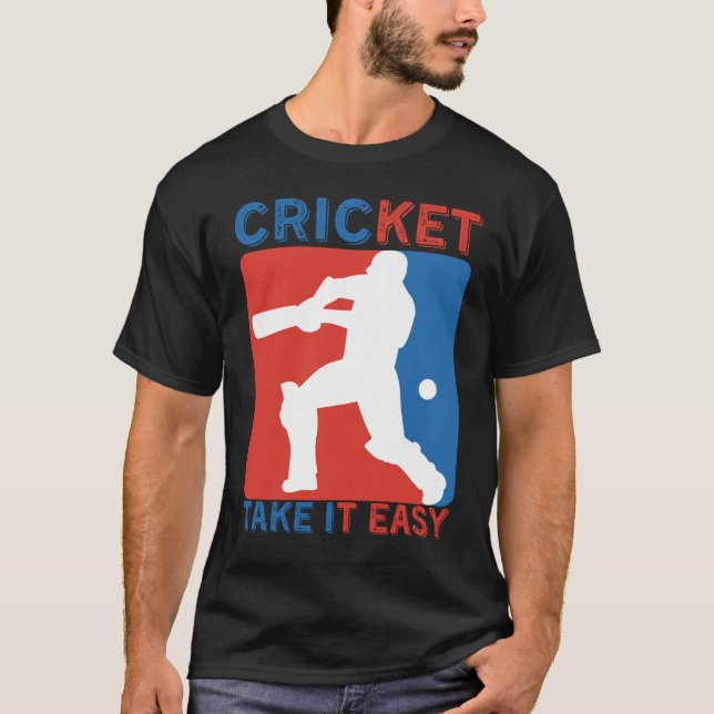 CAMISETA EL CRICKET LO TOMA FÁCIL - AMANTE DEL CRICKET (Anverso)