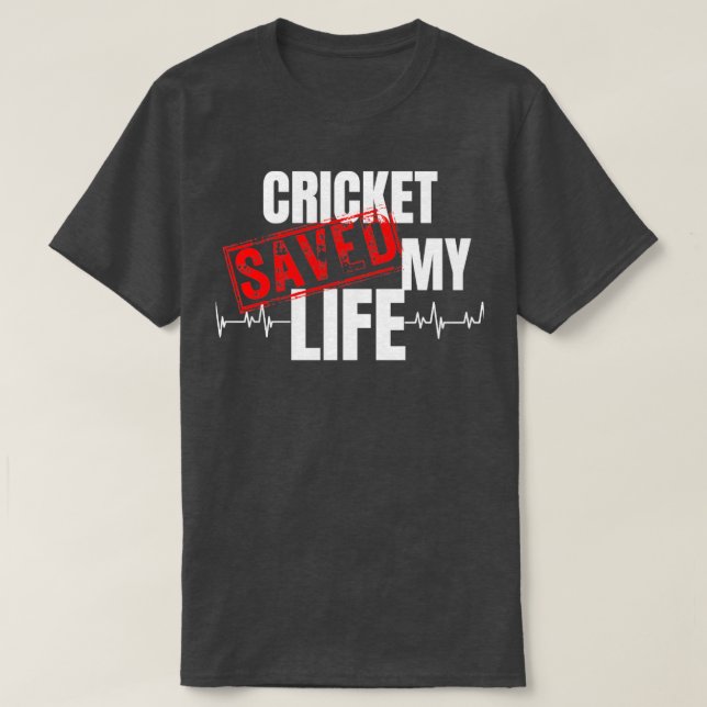 Camiseta El cricket salvó mi vida (Diseño del anverso)