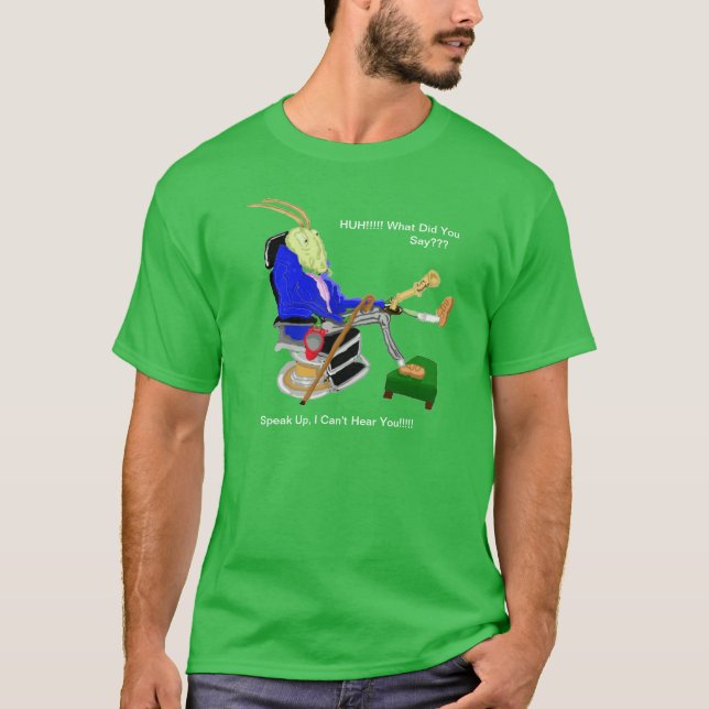 Camiseta El Cricket Sordo Y La Trumpeta De Oídos (Anverso)