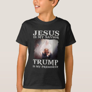 Camiseta El criminal convicto Jesús es mi salvador Trump es