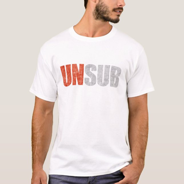 Camiseta El criminal importa de UNSUB (el frente) (Anverso)