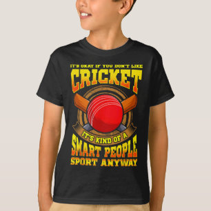 Camiseta El críquet es un campeonato mundial de deportes pa
