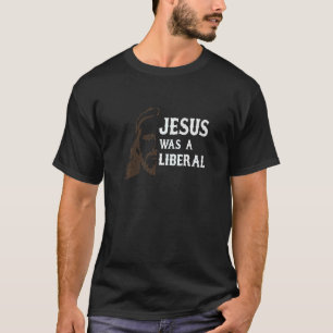 Camiseta El cristiano religioso Jesús era una iglesia liber