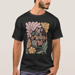 Camiseta El cristiano retro Boho lo dejó en el agua