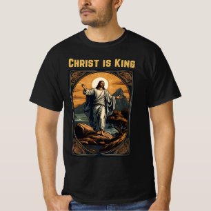 Camiseta El Cristo de Pascua es el regalo cristiano del rey