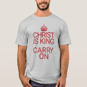 Camiseta El Cristo es el rey de la biblia cristiana