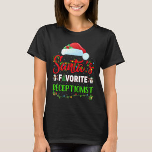Camiseta El Cristo recepcionista favorito de Santa Claus