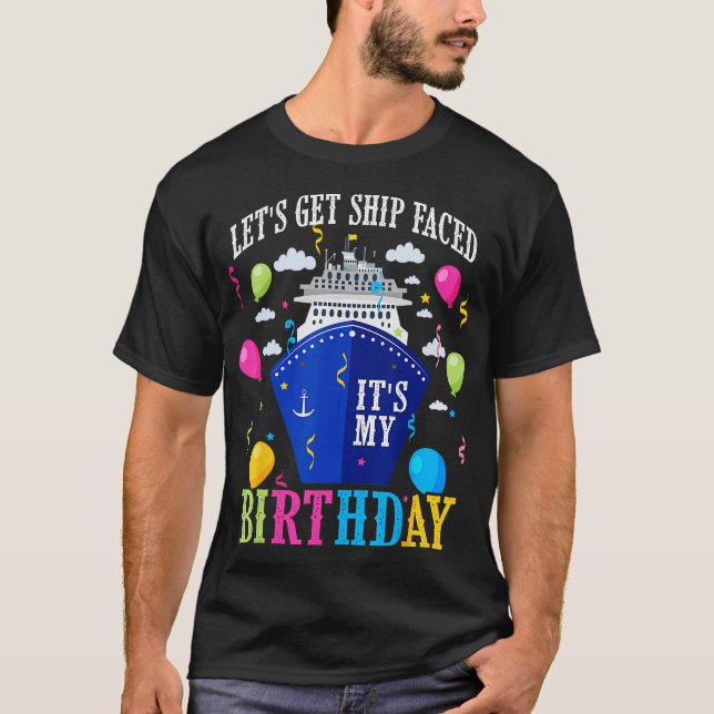 Camiseta El crucero de cumpleaños nos permite tener vacacio (Anverso)