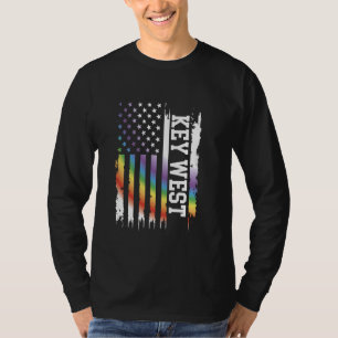 Camiseta El crudo arcoiris occidental de Estados Unidos con