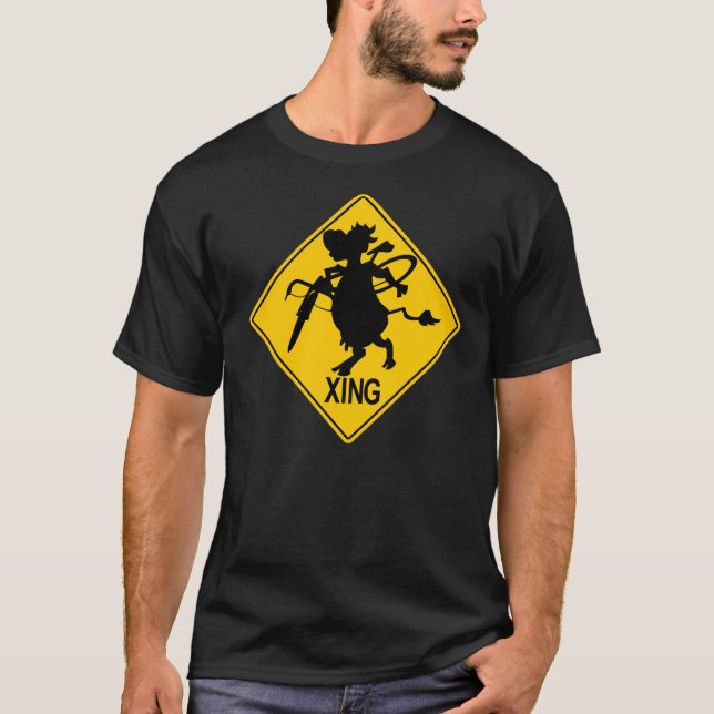 Camiseta El cruzar del ganado (Anverso)