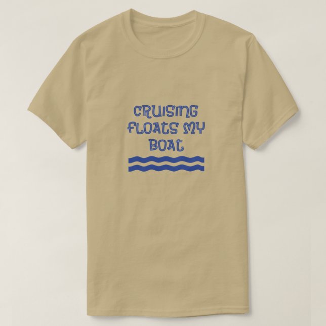 Camiseta El cruzar flota mi cita divertida del barco (Diseño del anverso)