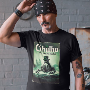 Camiseta El Cthulhu del Día de San Patricio: Tu Suerte Ha T