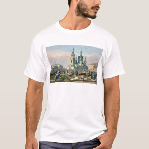 Camiseta El cuadrado del heno en St Petersburg, c.1840