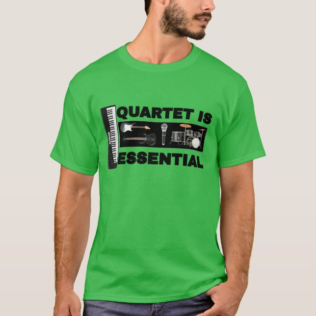 CAMISETA EL CUARTETO ES ESENCIAL (Anverso)
