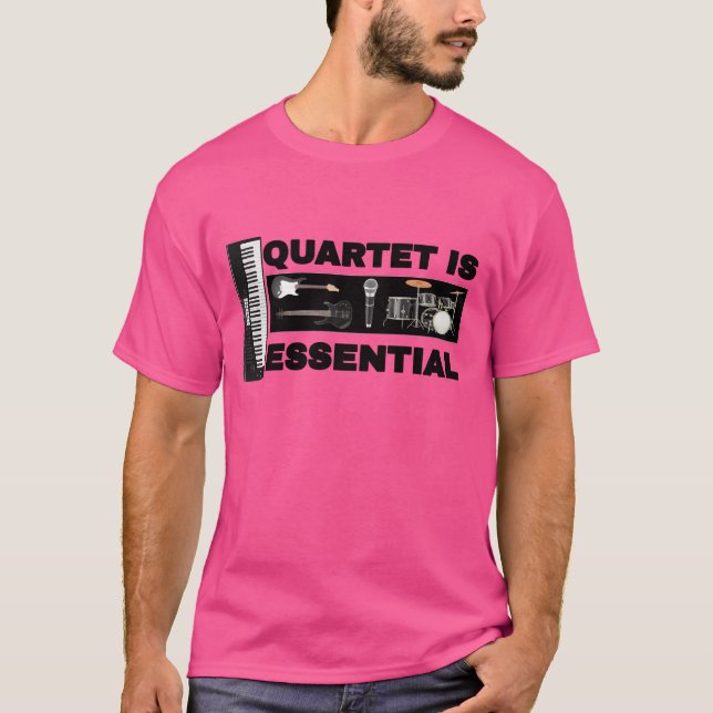 CAMISETA EL CUARTETO ES ESENCIAL (Anverso)
