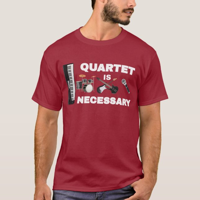 CAMISETA EL CUARTETO ES NECESARIO (Anverso)