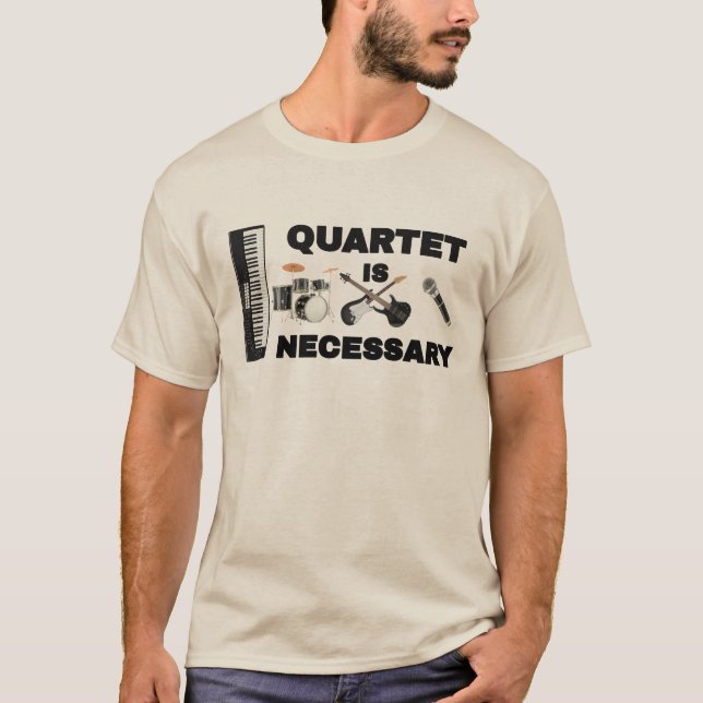 CAMISETA EL CUARTETO ES NECESARIO (Anverso)