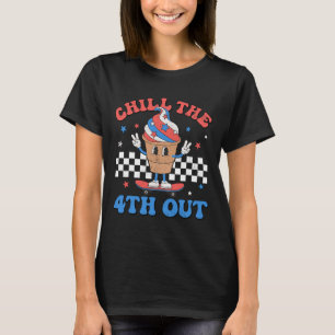 Camiseta El Cuarto Crema De Hielo Patriótico Retro De Ju