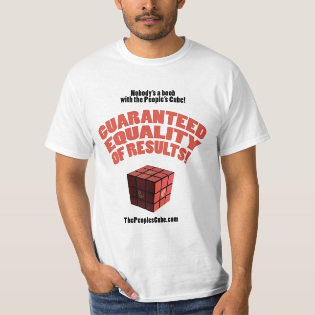 Camiseta El cubo de la gente - igualdad garantizada de (Anverso)