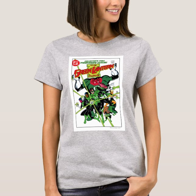 Camiseta El Cuerpo de Linternas Verdes (Anverso)