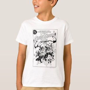 Camiseta El Cuerpo de Linternas Verdes, negro y blanco