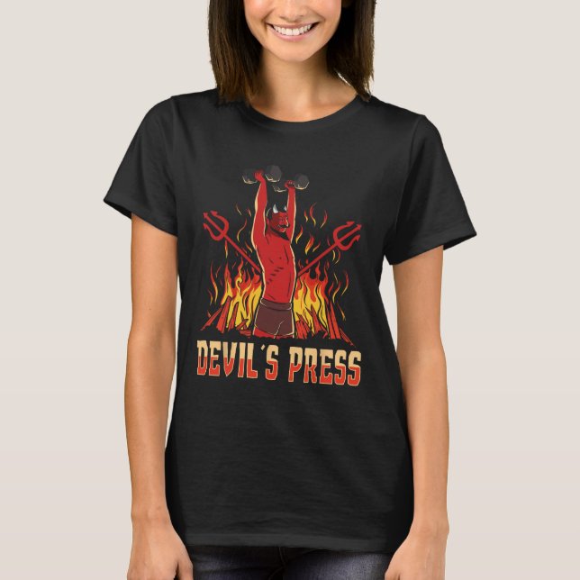 Camiseta El cuerpo de prensa de Satan Devil (Anverso)