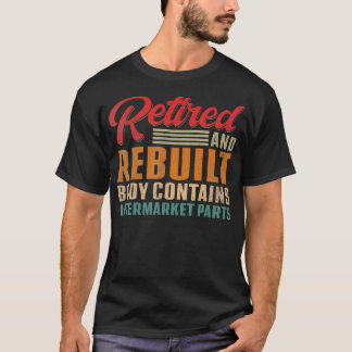 Camiseta El Cuerpo De Vintage Retirado Y Reconstruido Conti