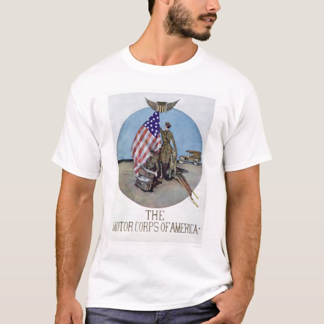 Camiseta El cuerpo del motor de América (US02075) (Anverso)