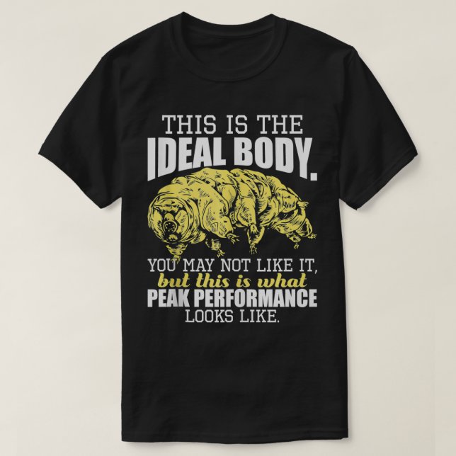 Camiseta El Cuerpo Ideal Que No Te Guste Tardigrade Moss (Diseño del anverso)