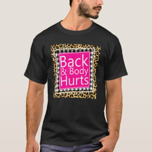 Camiseta El cuerpo negro de plaqueta de plomo duele la sarc
