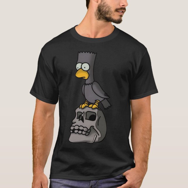 Camiseta El Cuervo Bart retro (Anverso)