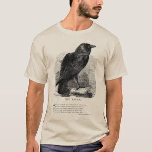 Camiseta El cuervo de Edgar Allen Poe
