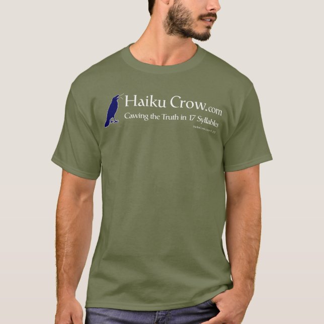 Camiseta El cuervo de Haiku (Anverso)