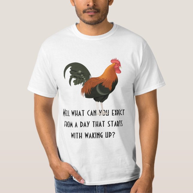 Camiseta El cuervo del gallo (Anverso)
