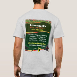Camiseta El cuidado del césped paisajístico hierba cortando