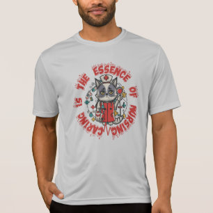 Camiseta El Cuidado Es La Esencia De La Enfermería