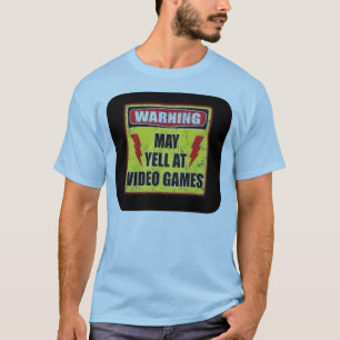 Camiseta El cuidado puede gritar en los videojuegos