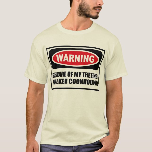Camiseta El cuidado SE GUARDA de MI COONHOUND Men del (Anverso)