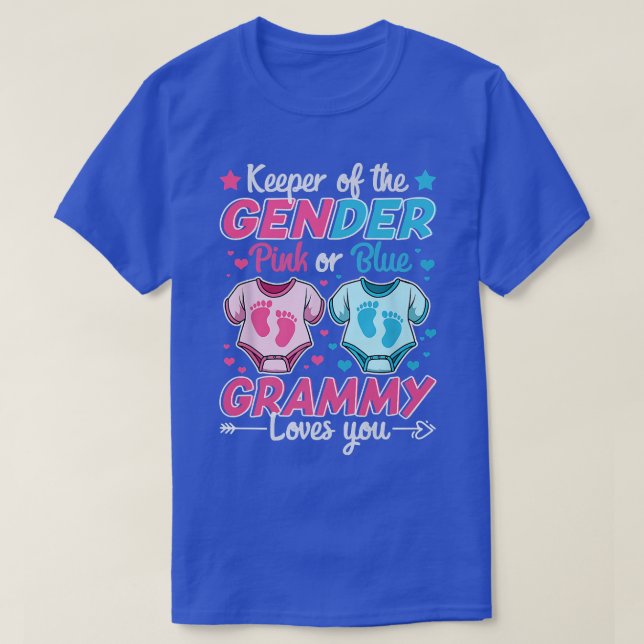 Camiseta El Cuidador De Género Revela Amores De Grammy Rosa (Diseño del anverso)