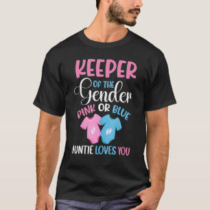 Camiseta El Cuidador De La Tía De Género Le Ama El Embarazo