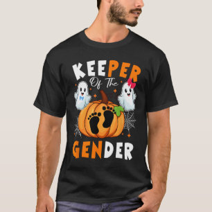 Camiseta El Cuidador Del Género Revela La Bebé Fantasma Gra