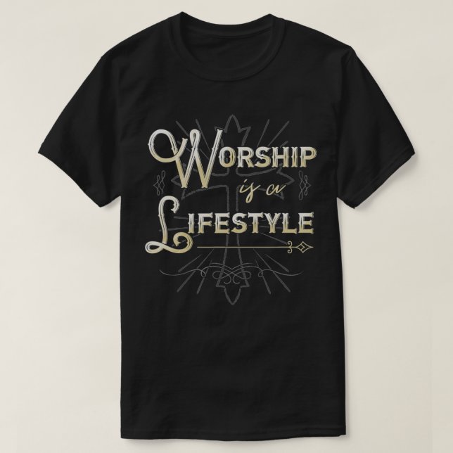 Camiseta El Culto Es Un Estilo De Vida (Diseño del anverso)