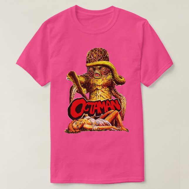 Camiseta El culto retro octamano clásico del género del mon (Diseño del anverso)