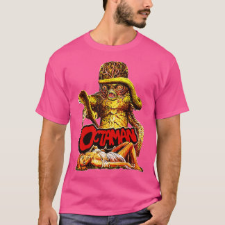 Camiseta El culto retro octamano clásico del género del mon