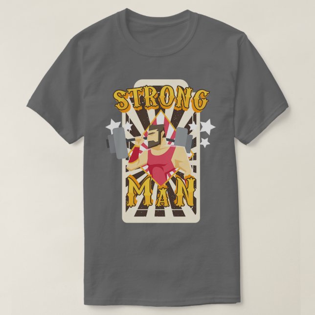 Camiseta El cumpleaños de Strongman Circus Deadrising (Diseño del anverso)